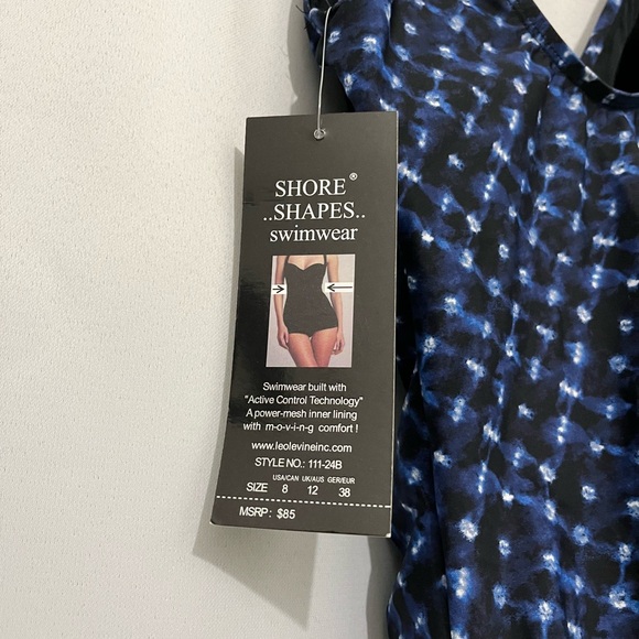 NWT Shore Shapes 1 piece Swimsuit Size 8 - Picture 4 of 4